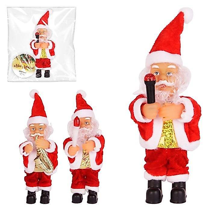 Boneco Noel Musical Com Luz 22cm Modelo Sortido - Art Christmas