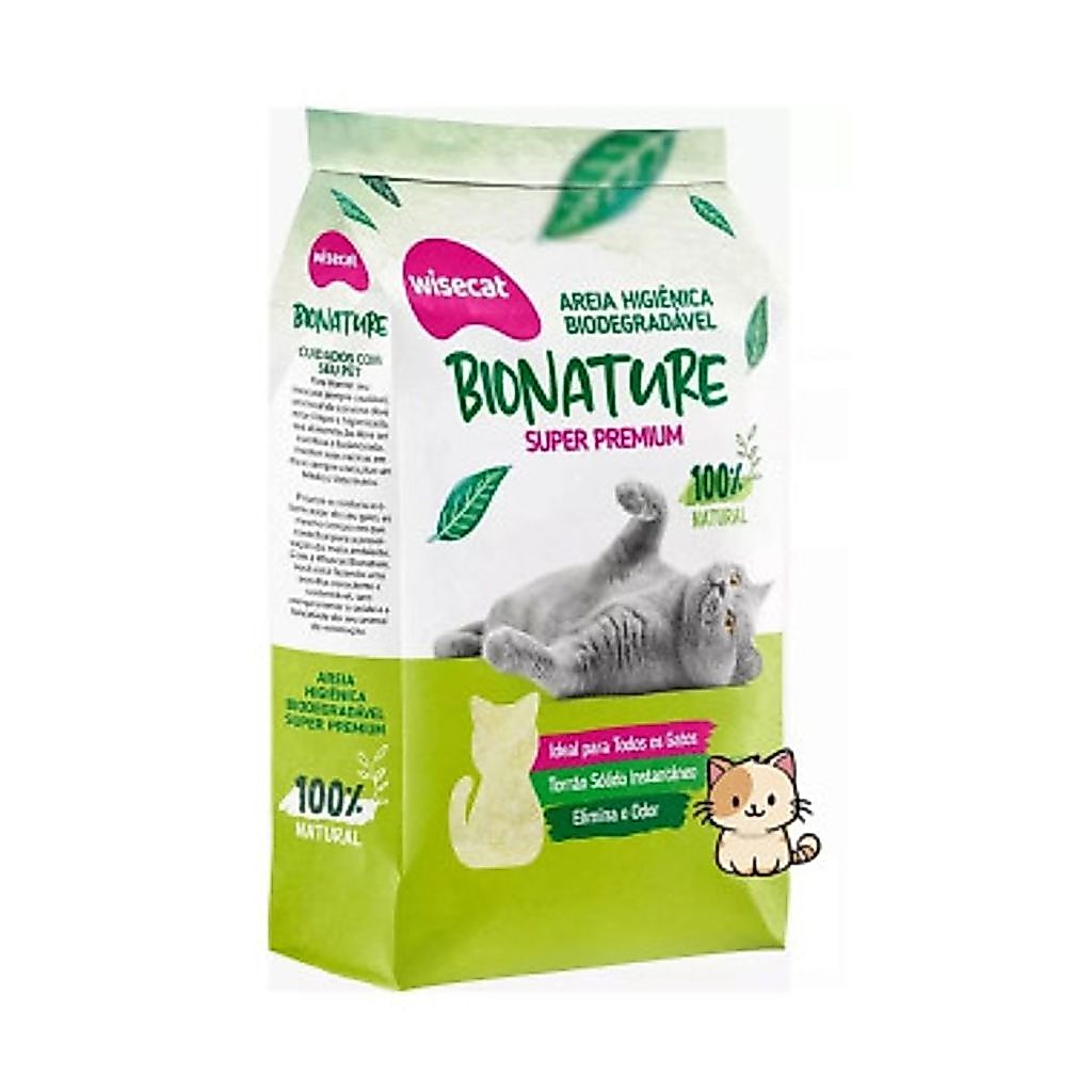 Granulado Higiênico para Gatos Bionature Tradicional 10KG