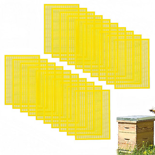Grade Excludora Abelha Rainha 10/20 un 42x51cm plástico apicultura colmeia Langstroth