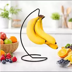 Suporte de Banana Organizador Frutas Aramado Decorativo Mesa Cozinha Moderna