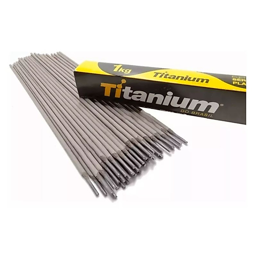 Eletrodo 6013 3,25mm 1Kg Solda Profissional Titanium Platina · foto 2