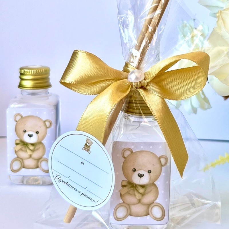 Lembrancinha para Chá revelação Mini aromatizador difusor Chá de bebê casamento Batizado batismo Sem Personalização