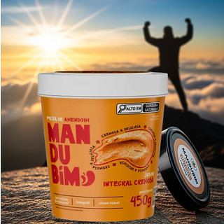Pasta de Amendoim Zero Açúcar Sem Glúten Vegana AmendoPower 500g - Santa Maria