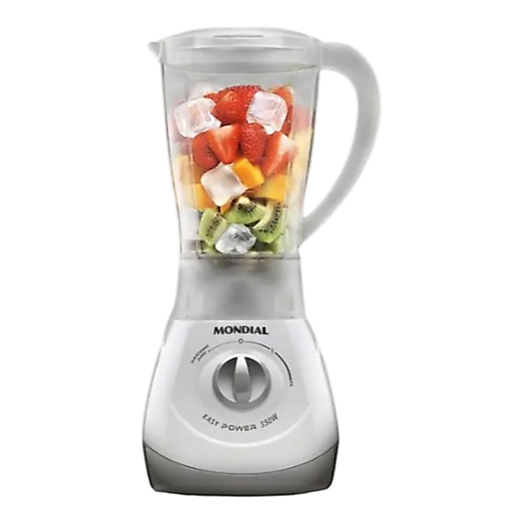 Liquidificador Mondial Easy Power 550w 2 Velocidades L-550 Branco 220V