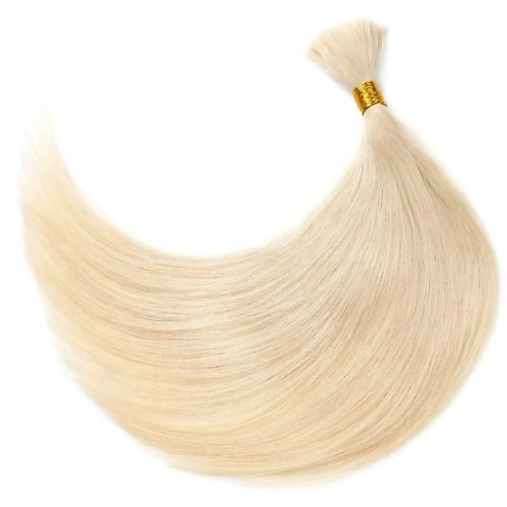 Cabelo Humano Loiro Liso 45cm - 100 Gramas Mega Hair