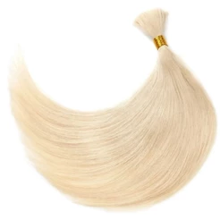 Cabelo Humano Loiro Liso 45cm - 100 Gramas Mega Hair