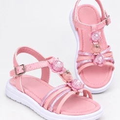 Sandália Infantil Florzinha Conforto e Estilo Feminino Luxuosa