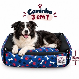 Cama para Cachorro Cama Pet Artesanal 3 formas de usar ! Pequena Media Grande Caminha de Cachorro lavável