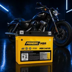 Bateria Pioneiro Moto Mbr 14rbs 13ah Hd Sportster 883
