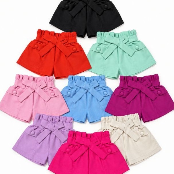 shorts alfaitaria linho mínimas 04 ao 10anos