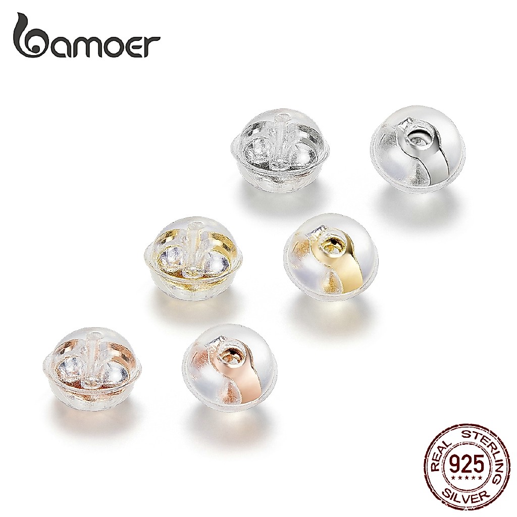 Bamoer Brinco De Silicone Para Brincos Com Acessórios De Borracha EF003