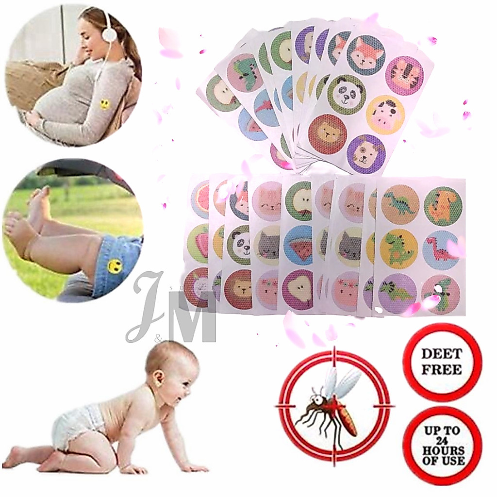 480Pcs Adesivos Repelente De Mosquitos Anti-Insetos De Desenho Animado