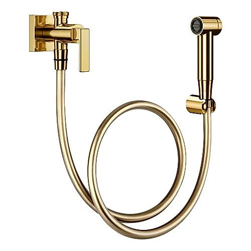 Ducha Higiênica Registro E Derivação Docolstillo Ouro Polido 00823743