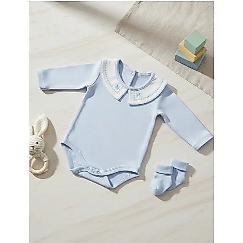 Body Infantil Gola Bordada Du