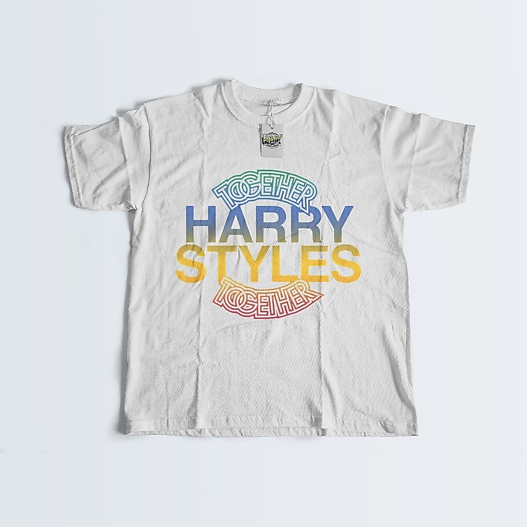 CAMISETA - HARRY STYLES -  KISS ALL THE TIME DISCO OCCASIONALLY - 100% ALGODÃO USEPOPVERSO