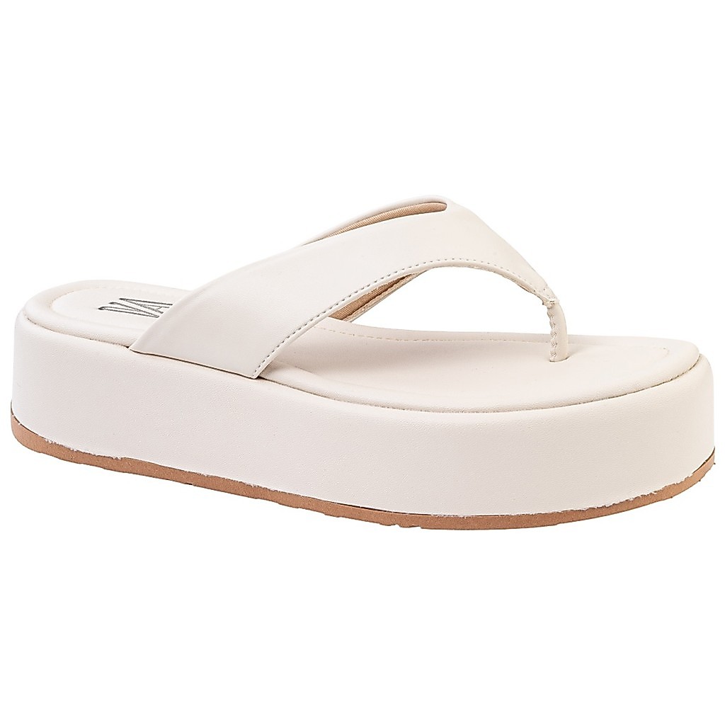 Tamanco Feminino Flatform Plataforma De Dedo Confortável Antiderrapante Macia Leve 8401