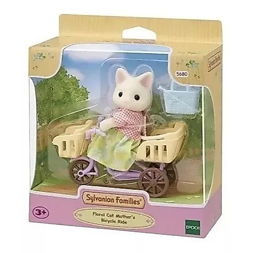 Sylvanian Families Passeio Bicicleta Mamãe Gato - Epoch 5680