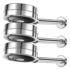 Chuveiro Docol Technoshower Redondo Parede Cromado Kit 3 Pçs