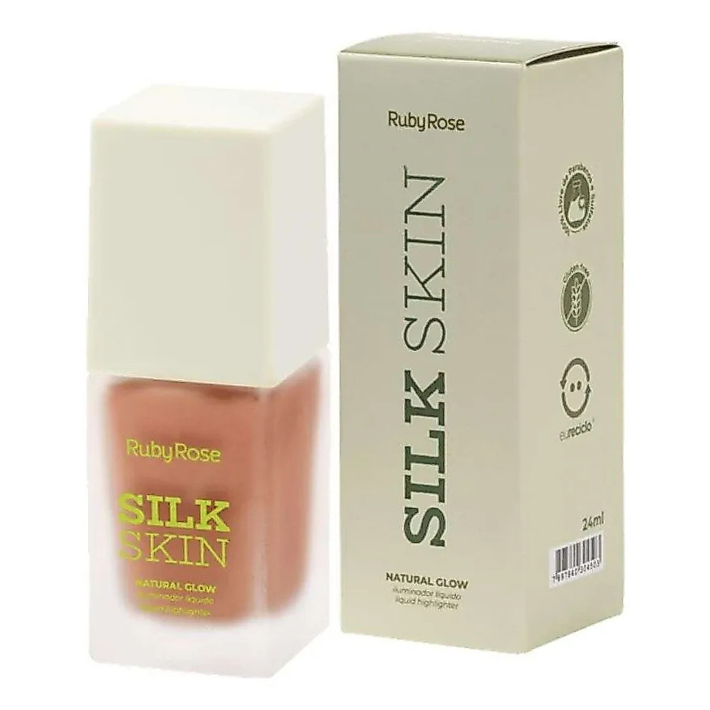 ILUMINADOR LÍQUIDO RUBY ROSE SILK SKIN NATURAL GLOW SUN KISSED HBF1601-S6