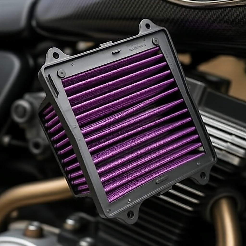 Sistema de Filtro de Ar de Alto Fluxo Atualizado para Bajaj Dominar 250 400 V1 UG Touring NS125 Rouser Pulsar RS200