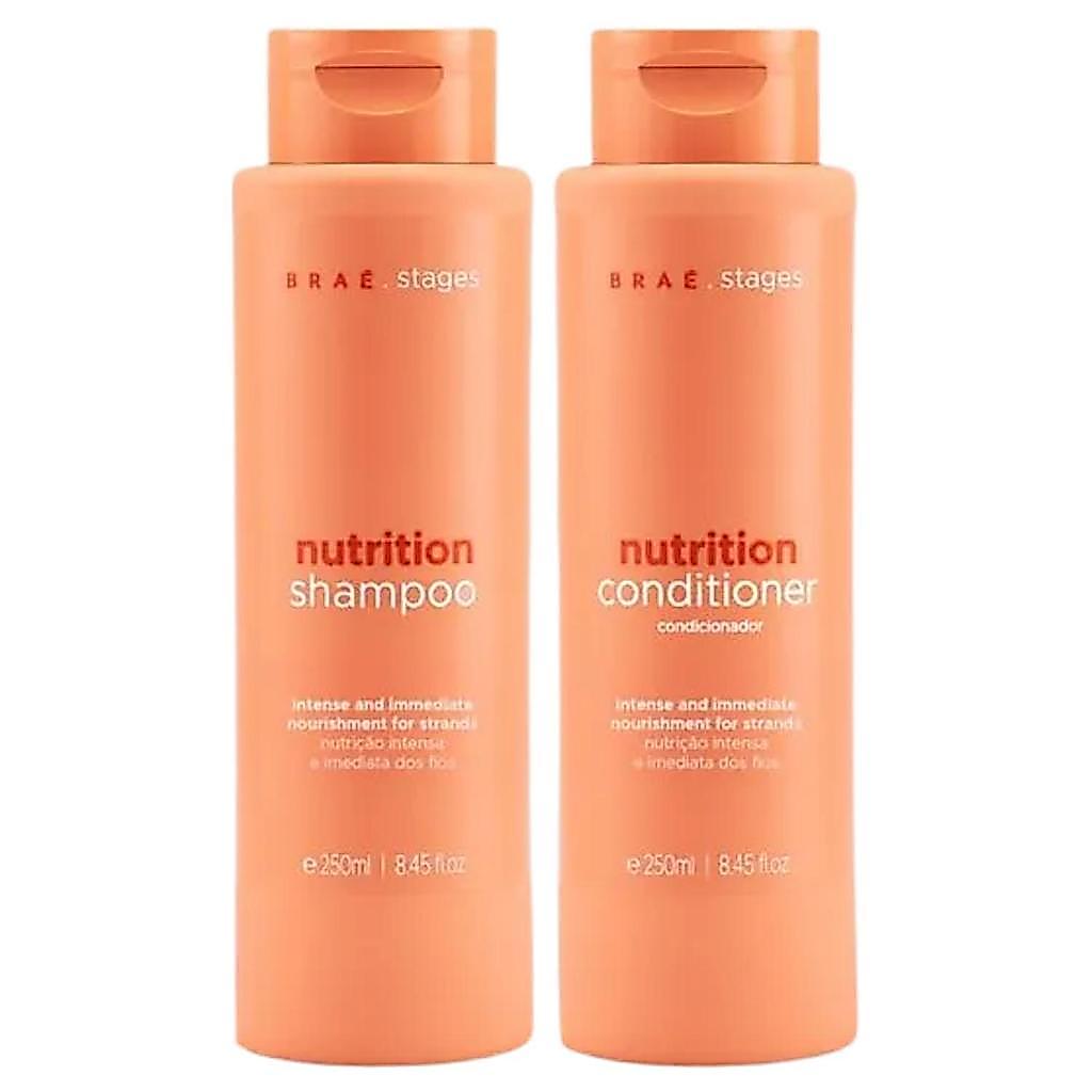 BRAÉ Stages Nutrition Shampoo e Condicionador Kit 250ml