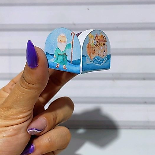 Forminhas para Doce ARCA DE NOÉ- Caixetas para Docinhos Personalizadas ARCA DE NOÉ — imagem 2 de 2
