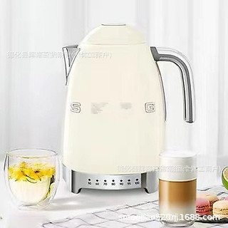 Estoque pronto padrão europeu itália SMEG Retro chaleira elétrica chá 7 velocidades temperatura presente doméstico KLF04