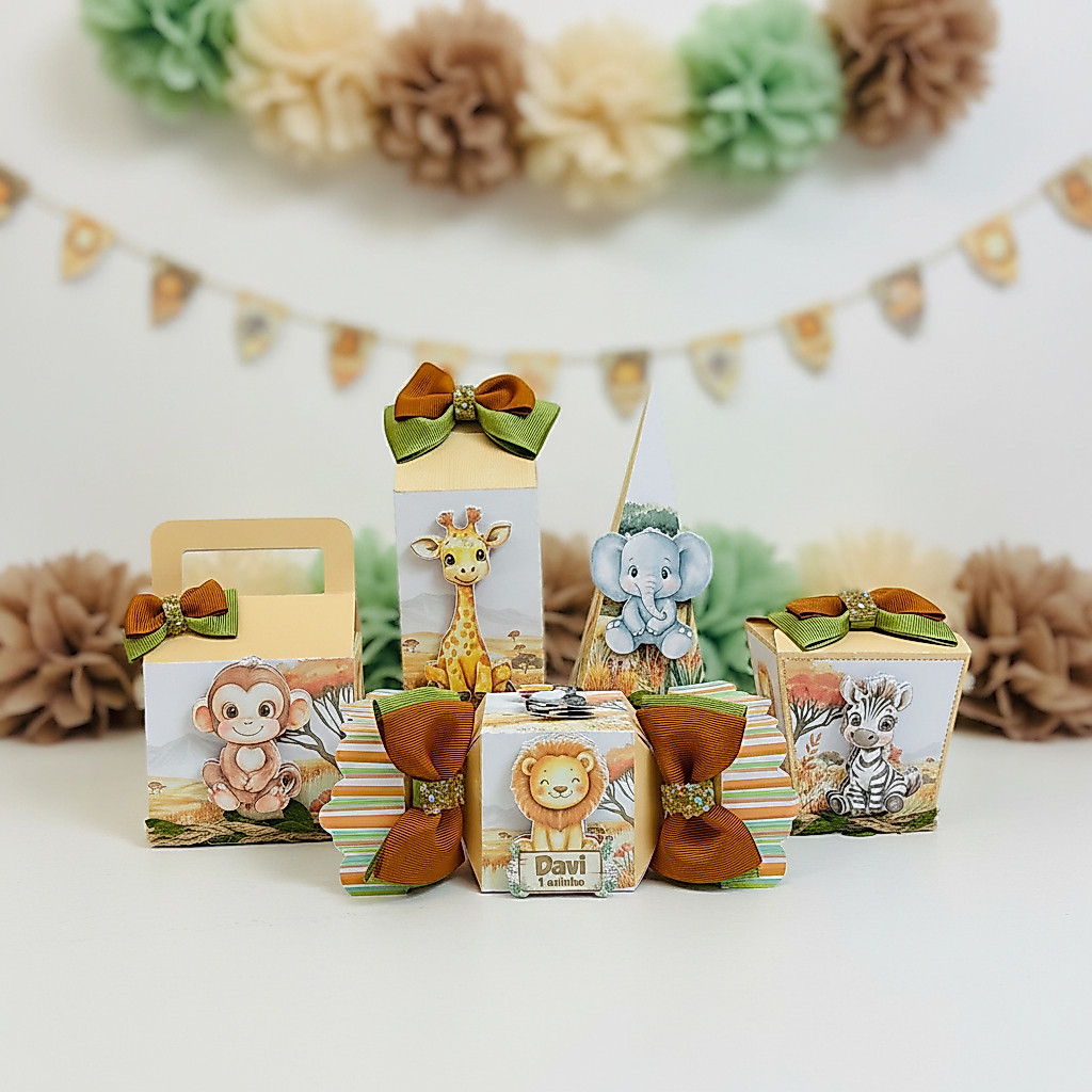 Caixinha Personalizada com Nome e Tema — Lembrancinha Aniversário Infantil - Qualquer Tema / Festa / Evento