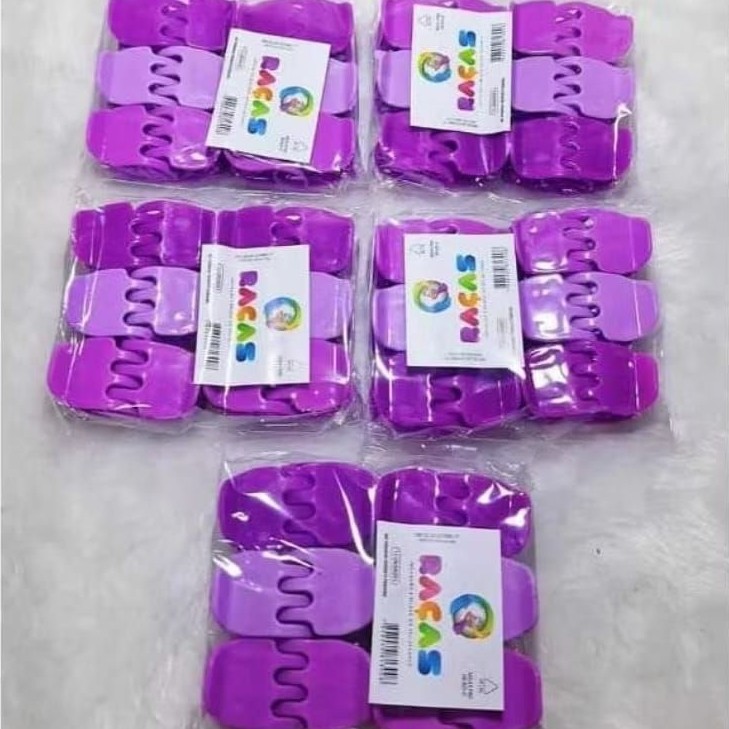Kit 60 mini piranhas Garra cabelo infantil colorida piranha pequena presilha