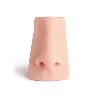 Nariz de Silicone Expositor Piercing Treinamento Perfuração Ultra Realista
