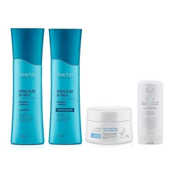 Amend Kit Hidratação e Força Sh. e Cond. + Science Máscara Hidratante + Leave-in Seca Sem Frizz