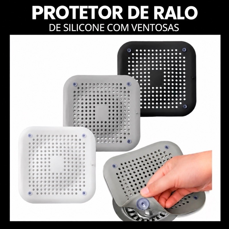 Protetor de Ralo de Silicone Original , Tampo de Ralo de Silicone (opção de quantidades e cor)