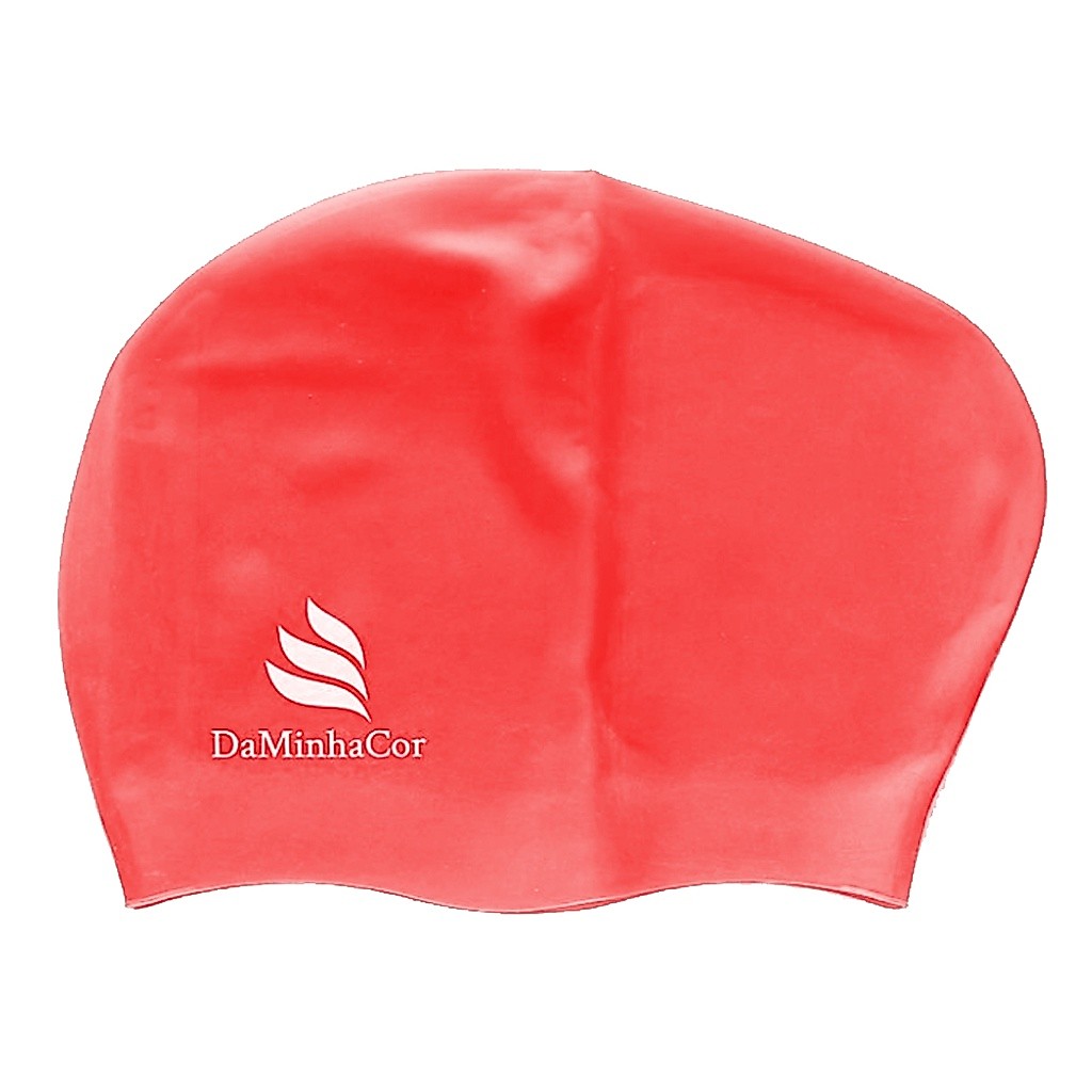 Touca de Natação Afro P Daminhacor Vermelho