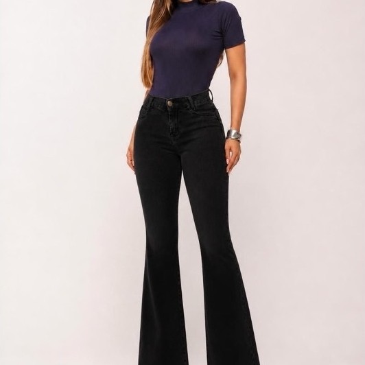 Calça Flare Feminina Premium Planet Girls