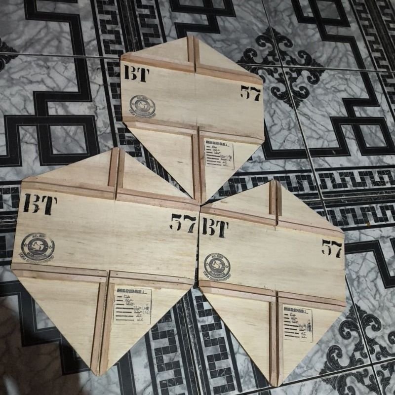 Forma gabarito para fabricação de pipas modelo Britt de 57cm