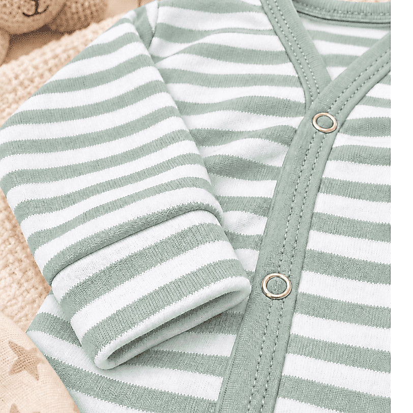kit com dois macacões bebê menino Kauã Verde — imagem 2 de 2
