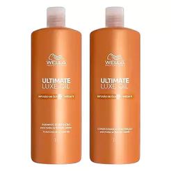 Kit Wella Professionals Ultimate Luxe Oil Shampoo 1L + Condicionador 1L
