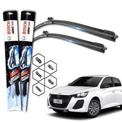 Par Palheta Limpador De Parabrisa Dianteiro Para Peugeot 208 2012 2013 2014 2015 2016 2017 2018 2019