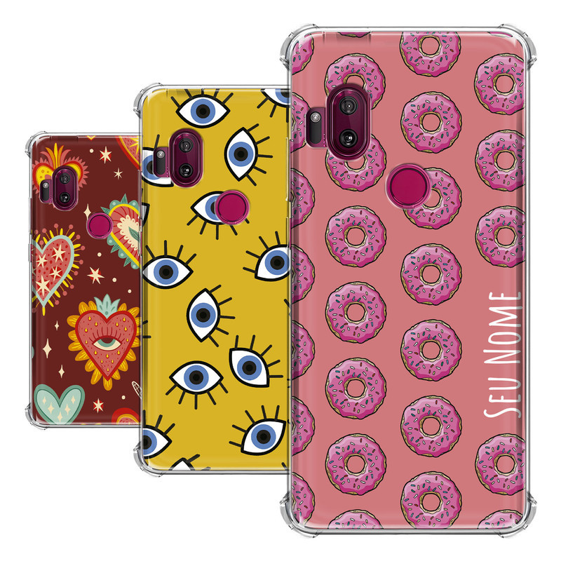 Capa para Motorola Moto One Hyper Coleção Coleção Padrõess