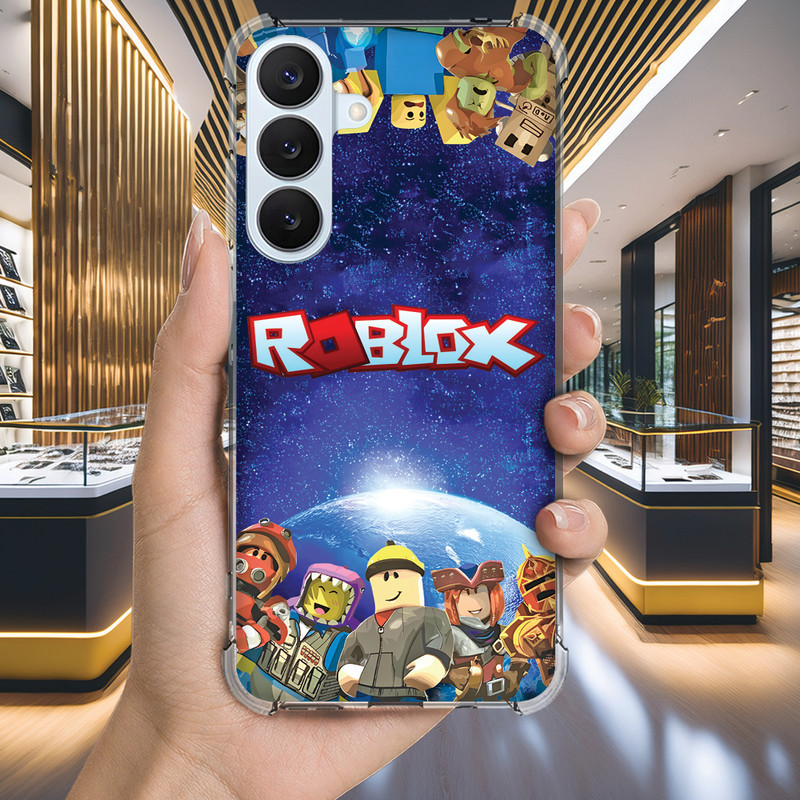 Capa Capinha GALAXY A32 A31 A30 A25 A04S A04E A04 A03 CORE A02S A02 A01 Anti-impacto Personalizada gamer ROBLOX (3479)
