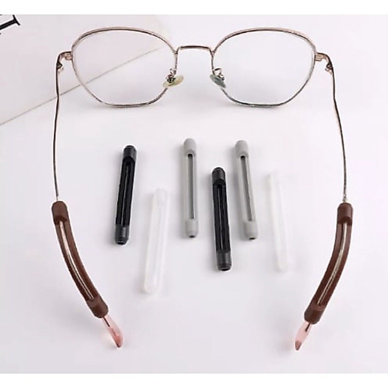 Par de ponteira de silicone - suporte de orelha antiderrapante