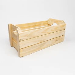 Caixote de Madeira - Decorativo / Organizador / Armazenamento