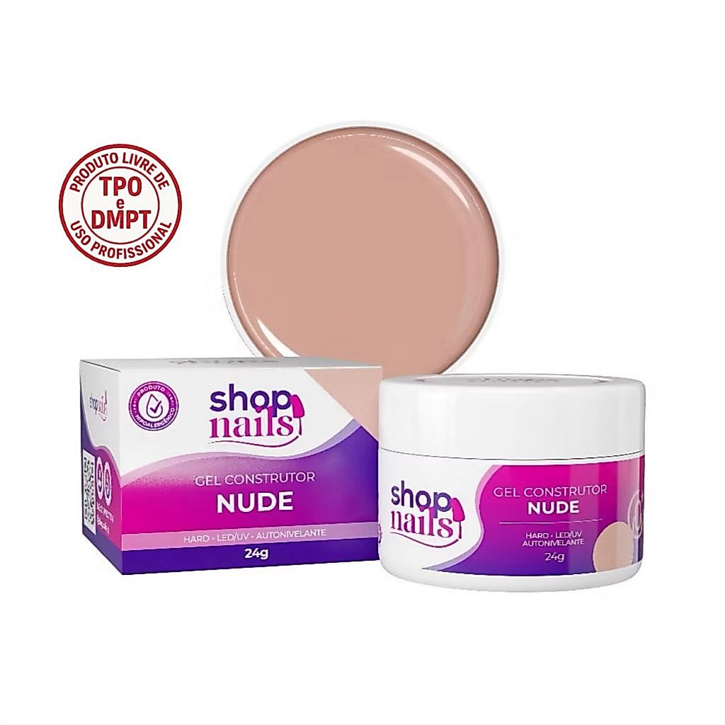 Gel para alongamento de unhas nude 24g