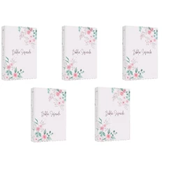 Kit Bíblia Sagrada | NVI | Jardim da Fé | Capa dura | Letra Media | 5 unidades