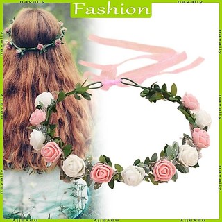 nava Headbands Feminino Noiva Coroa Para Festa Casamento Fornecimento Floral Guirlandas Cabelo Headban