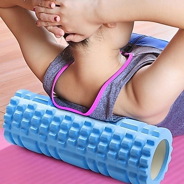 Imagem HEROI Portátil Fácil de Usar Multifuncional Cuidados Rolo de Massagem Doméstica Rolo de Relaxamento de Yoga Miofascial