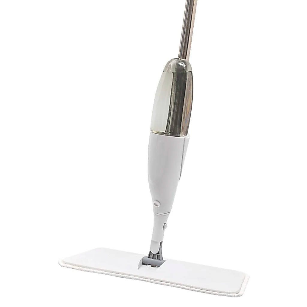 Mop Spray Simplo Com Gatilho e Dispenser Microfibra Esfregão Limpeza 360° Para Piso e Porcelanato