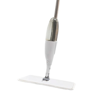 Mop Spray Simplo Com Gatilho e Dispenser Microfibra Esfregão Limpeza 360° Para Piso e Porcelanato