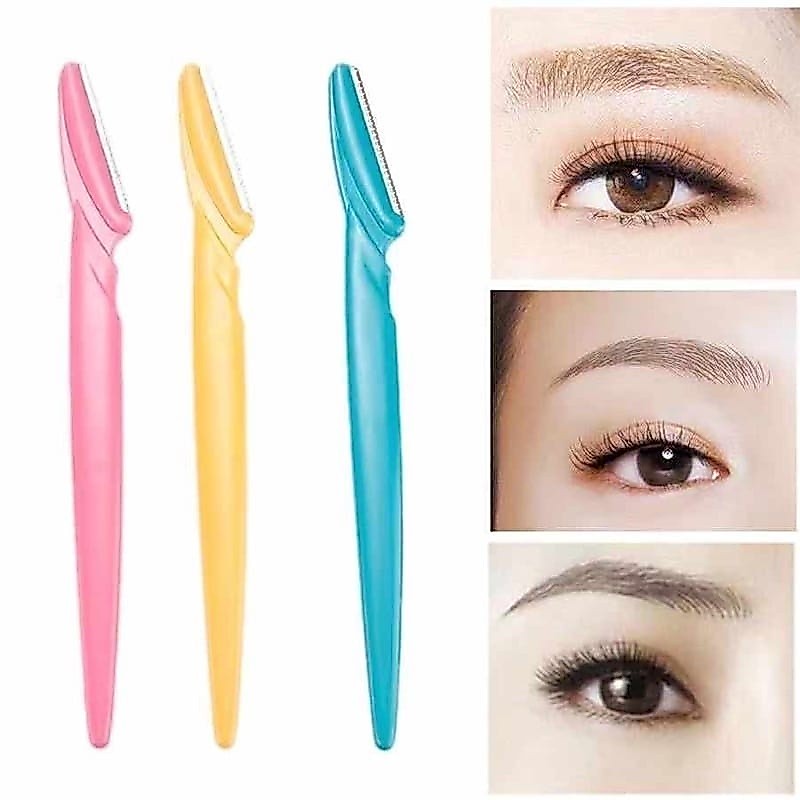 Kit 3/6 Navalhete Navalha Feminina Para Sobrancelha E Rosto Lâmina