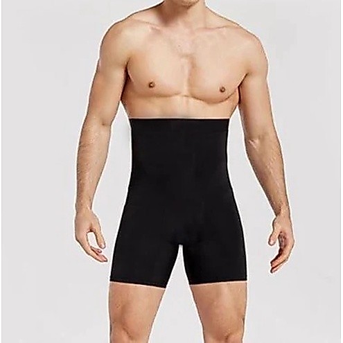 Bermuda Shorts Modelador Cinta Masculino Alta Compressão Plus Size